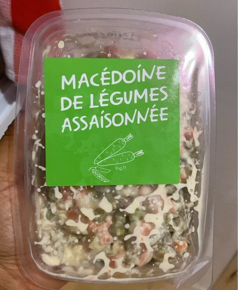 Macedoine de legumes assaisonée