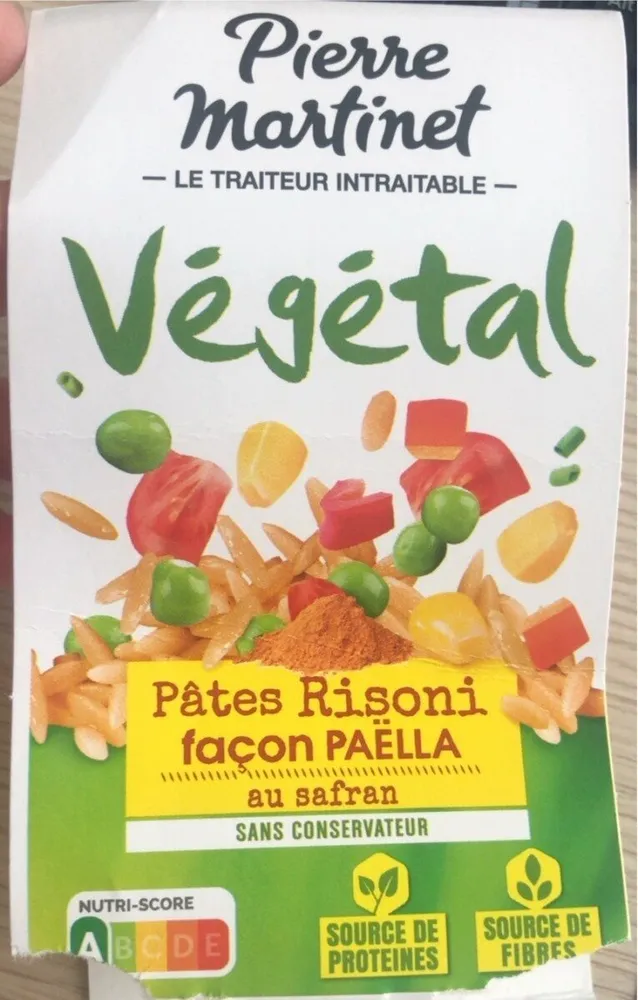Pates risoni façon paella au safran