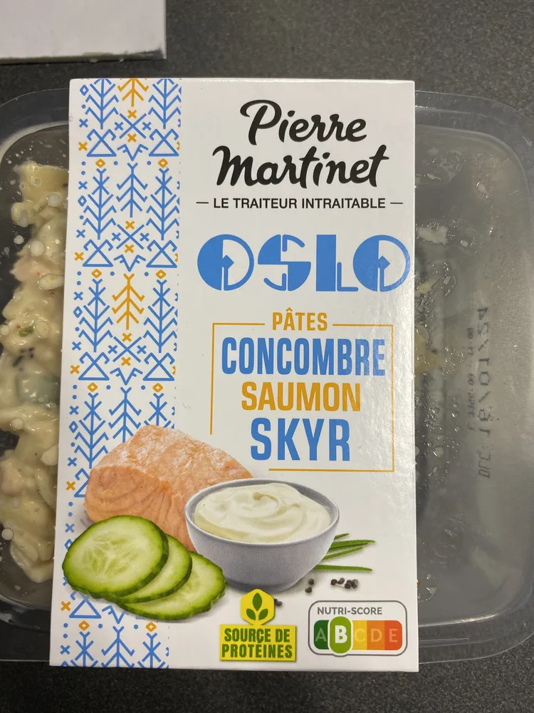 OSLO  - Pâtes concombre saumon skyr