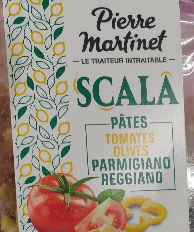 Salade Scala Pâtes Tomates Olives Parmigiano Reggiano