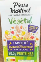 Taboule aux émincés végétaux noix de cajou