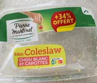 Chou, blanc et carottes, râpées