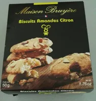 Biscuits amandes citron