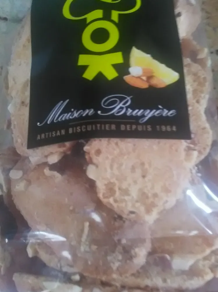 Biscuit amandes citron