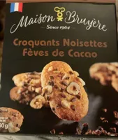 Croquants noisettes fèves de cacao