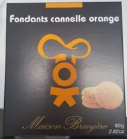 Fondants cannelle orange