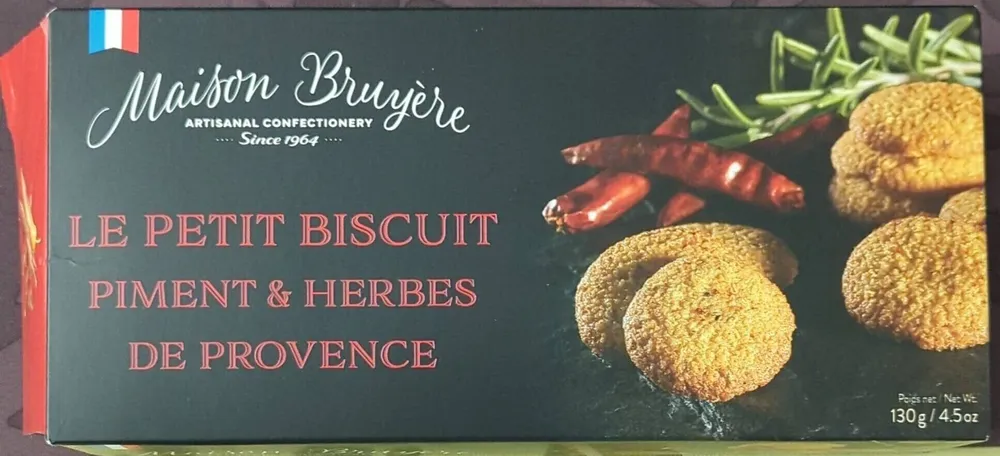 Le petit biscuit piment herbes de Provence