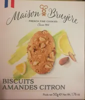 Biscuits amandes citron