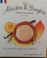 Macarons Vanille saveur Abricot