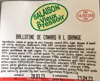 Ballotine de canard a l’orange