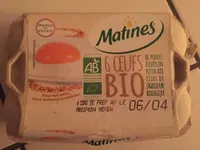 OEUFS MATINE BIO X6 GROS