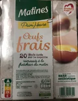 Oeufs Frais Primeurs Matines X20
