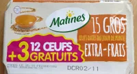 Oeuf Gros Maxi Matinesx12+3grt