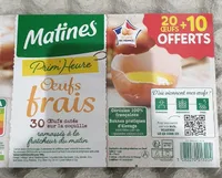 Prim'heure 30 Oeufs Frais Matines