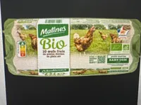 Oeufs bio élevé en plein air