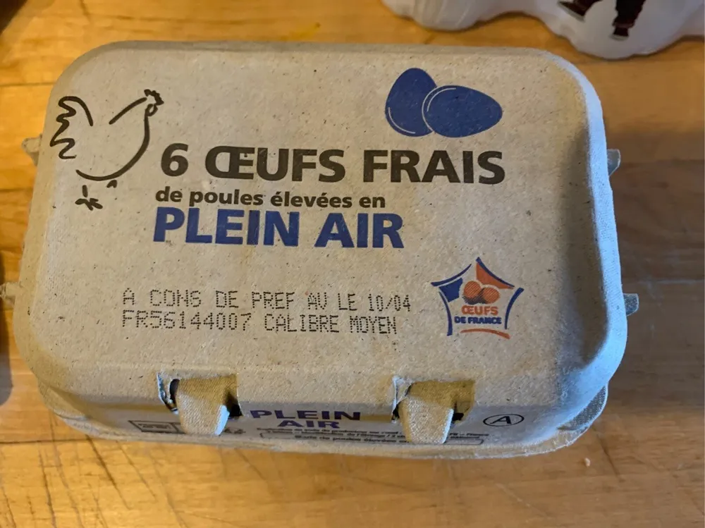 Oeufs frais