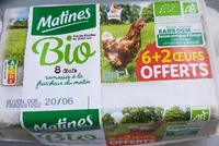 Matines œufs bio