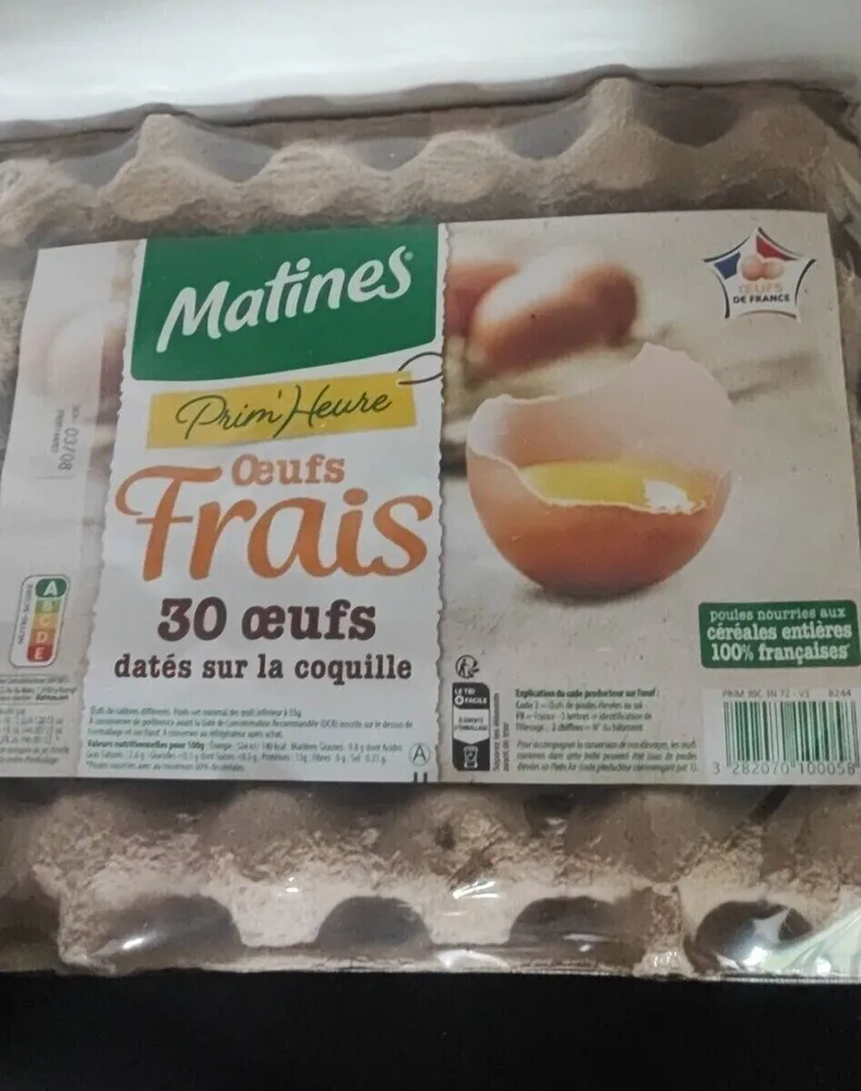 Œufs frais