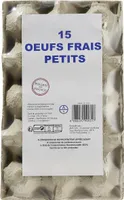 15 Oeufs frais petits