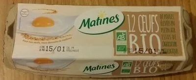 12 œufs bio