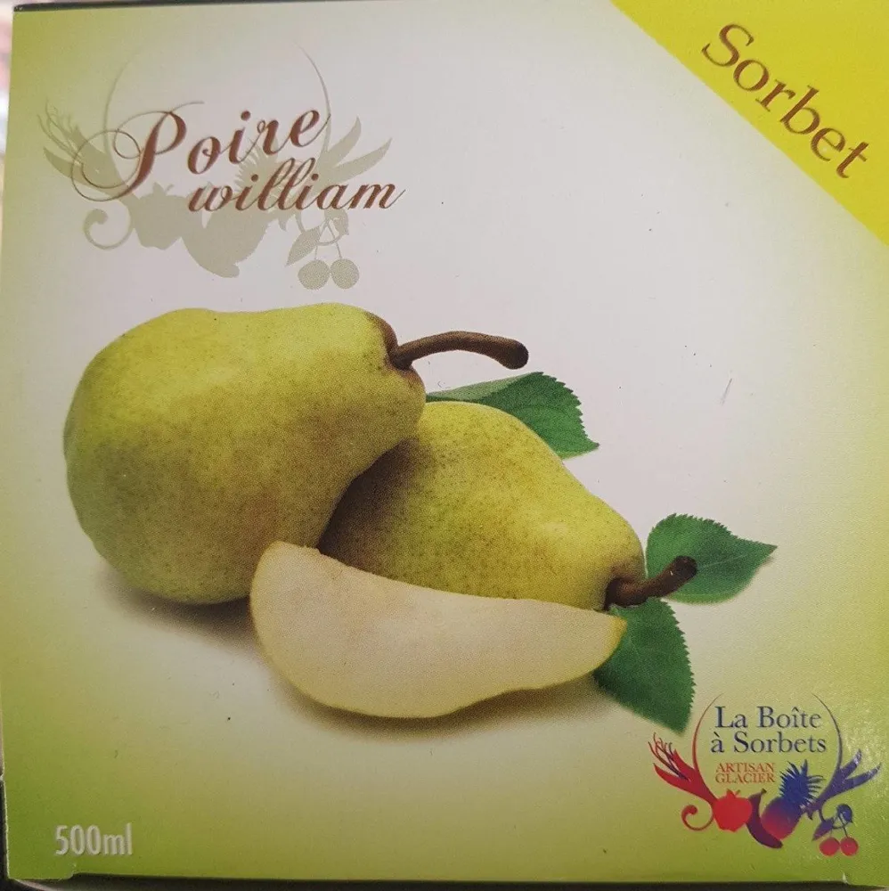 Sorbet poire williams