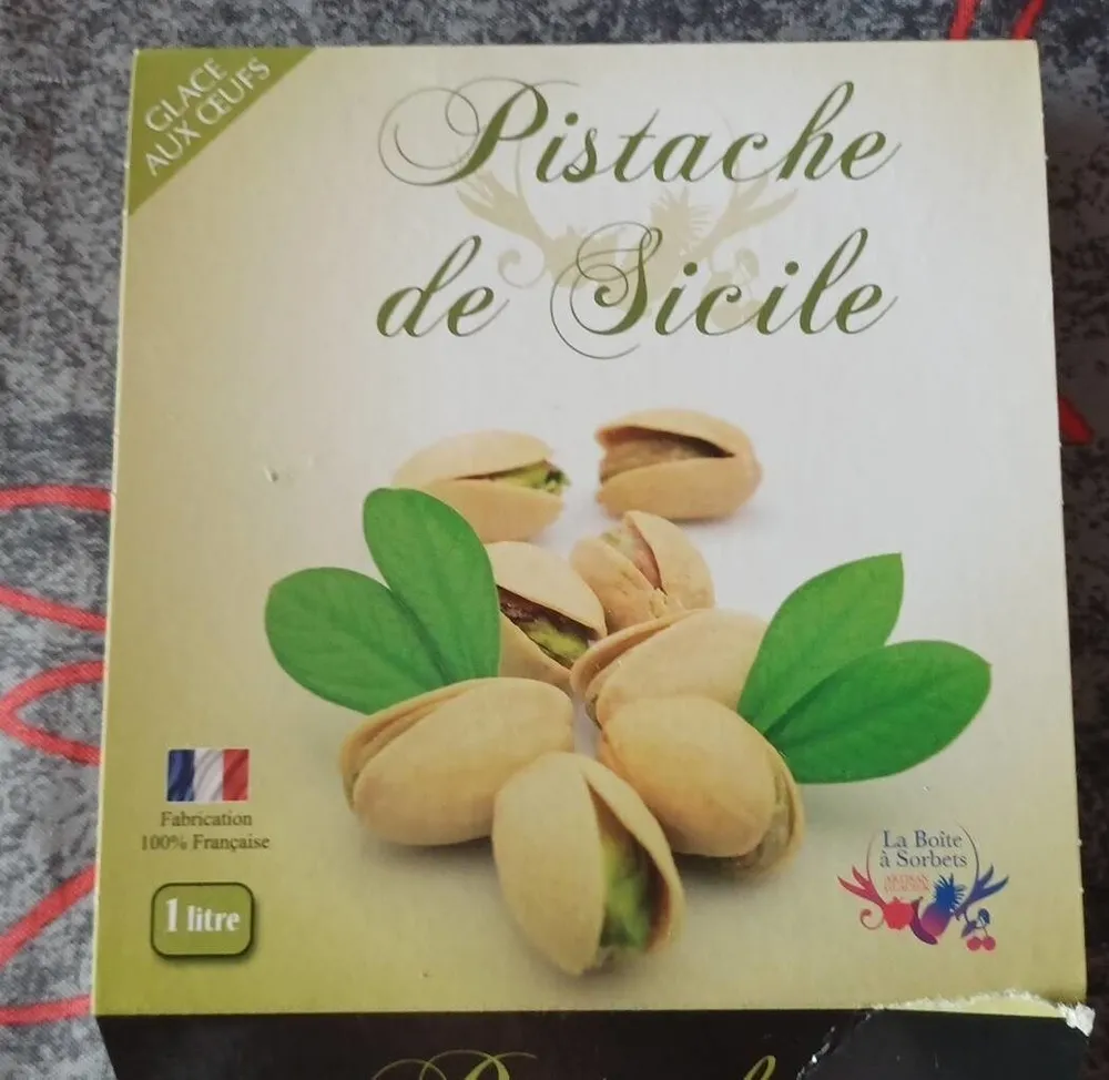 Glace pistache de Sicile