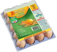 20 œufs Baby Coque datés du jour de ponte