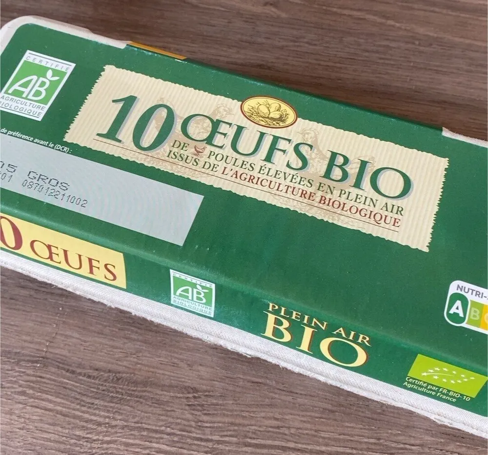 10 oeufs bio