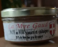 Pâté au Foie de Canard et châtaignes (20% de bloc de foie gras