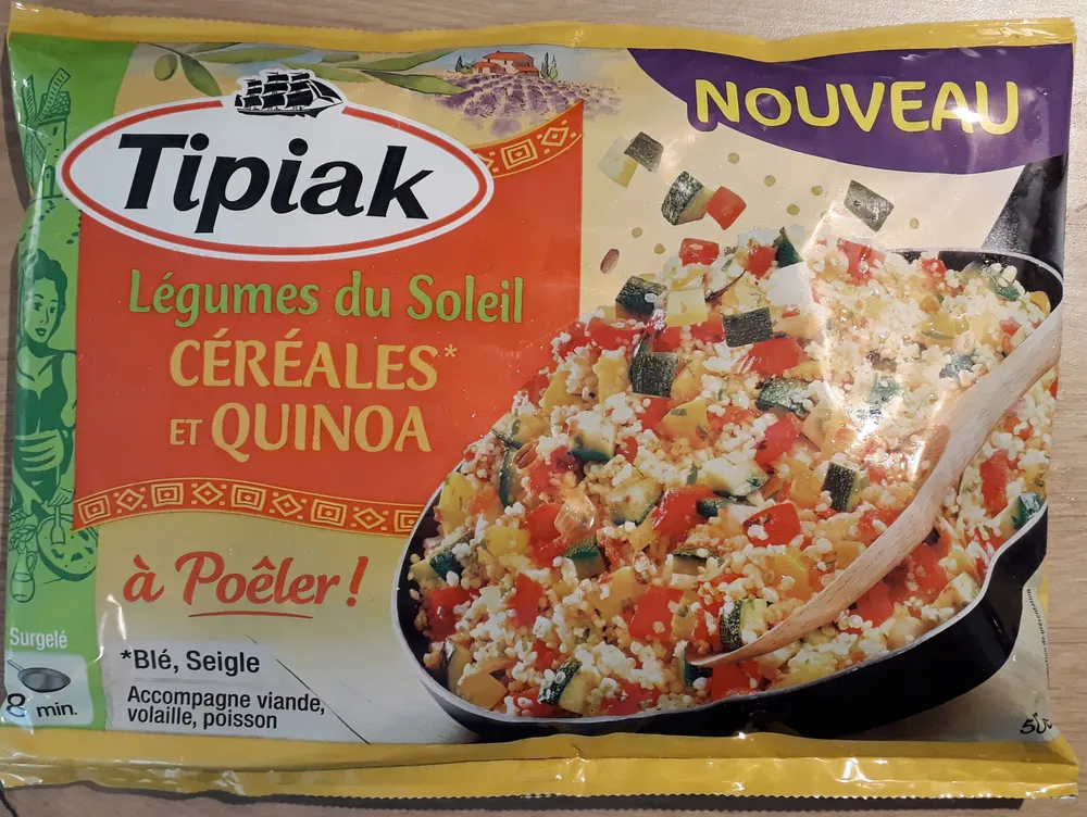 Legumes du soleil au céréales et quinoa