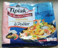 Tagliatelles aux Fruits de mer et colin d'Alaska.