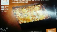 Gratin de noix de Saint Jacques