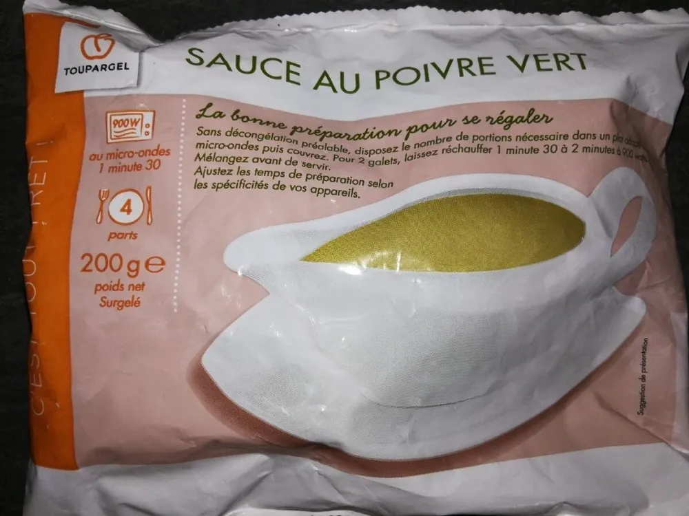 Sauce au poivre vert