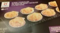 Mini coquilles de noix  de saint jacques