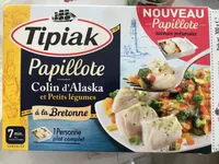 Papillote colin d'alaska