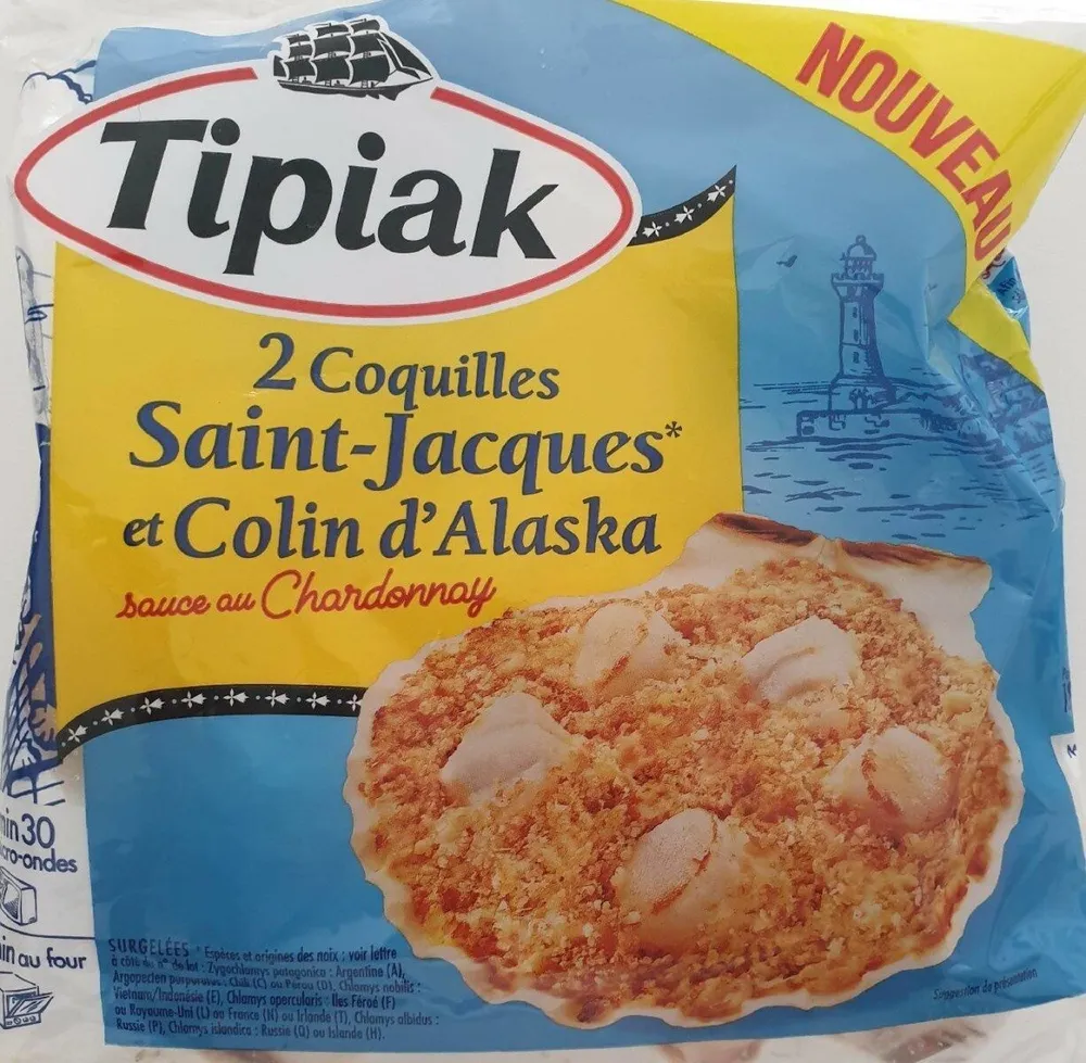 Coquilles Saint-Jacques et Colin d'Alaska