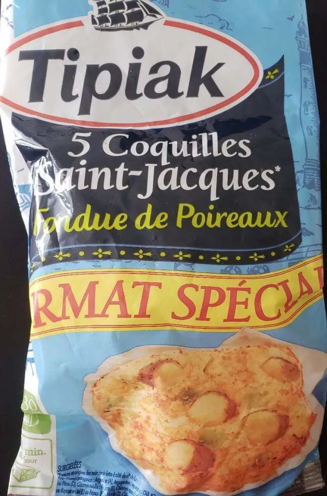 5 coquilles Saint-Jacques fondue de poireaux