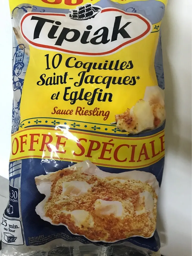 Coquilles Saint-Jacques et eglefin