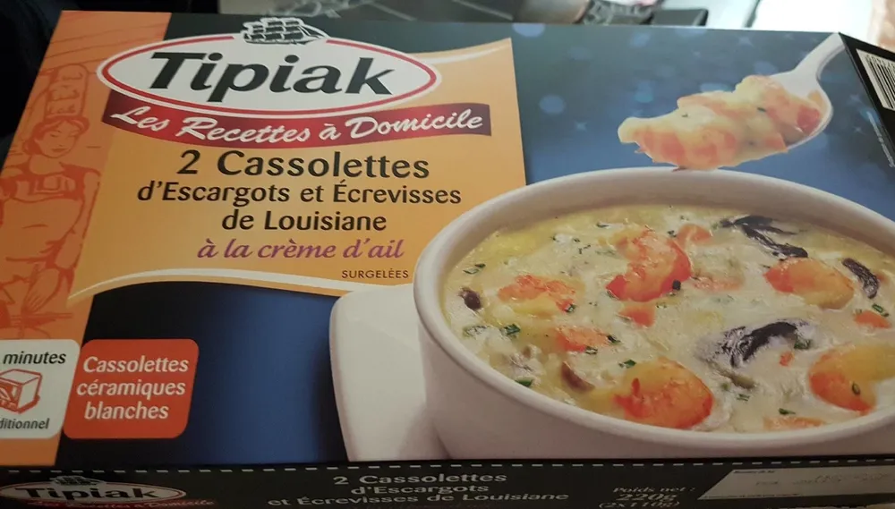 Cassolettes d'escargots et écrevisses