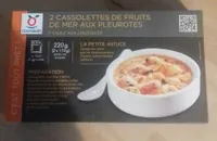 Cassolettes fruits de mer pleurotes