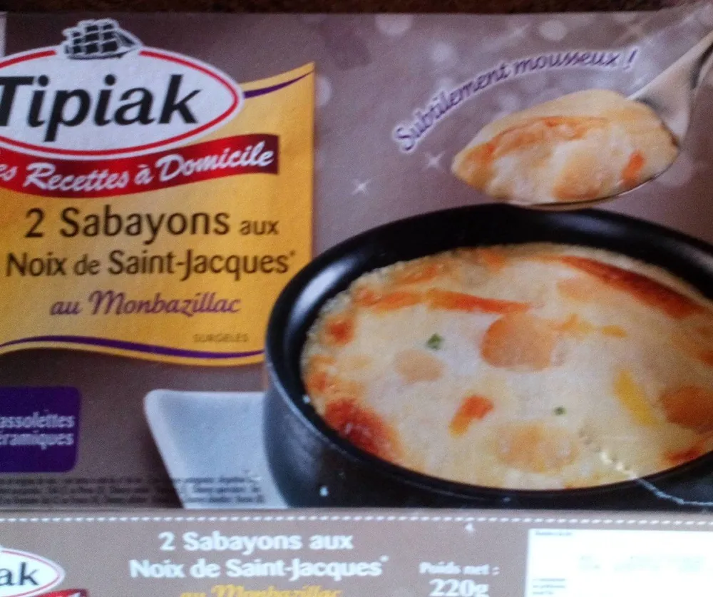 Sabayon aux noix de Saint-jacques au monbazillac