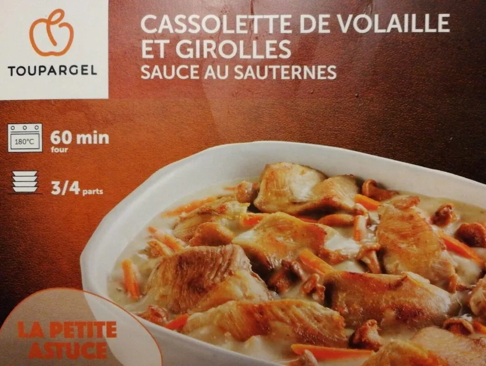 Cassolette de volaille et girolle