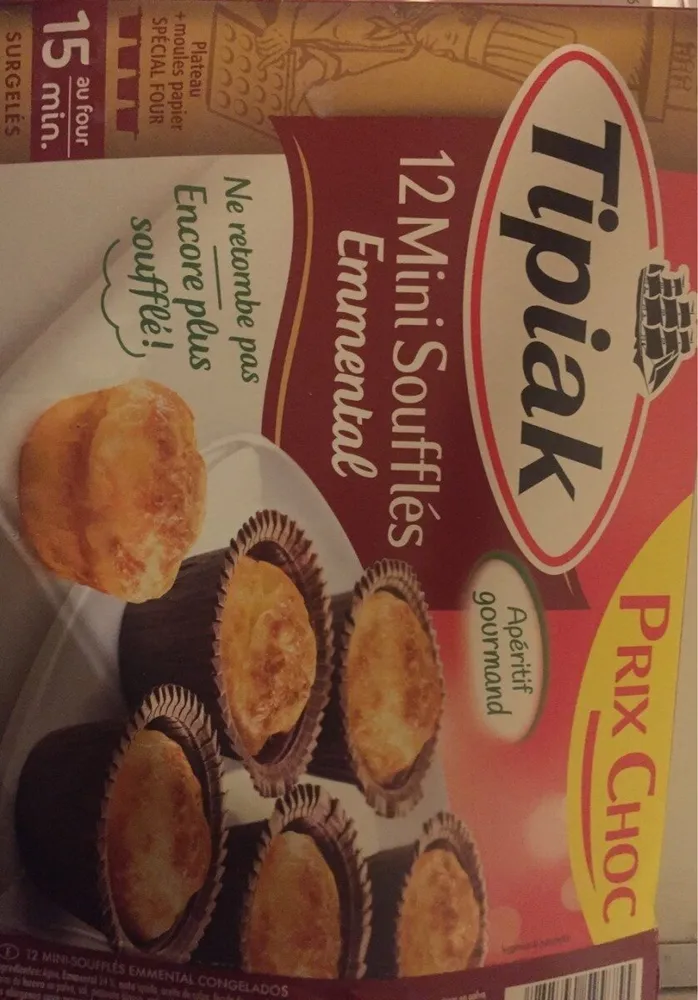 12 mini soufflés emmental