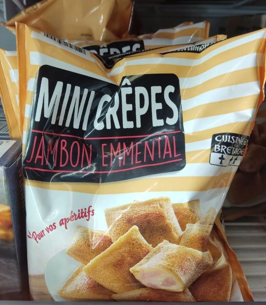 Mini crêpes jambon emmental
