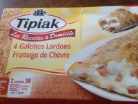 Galettes lardons fromage chèvre