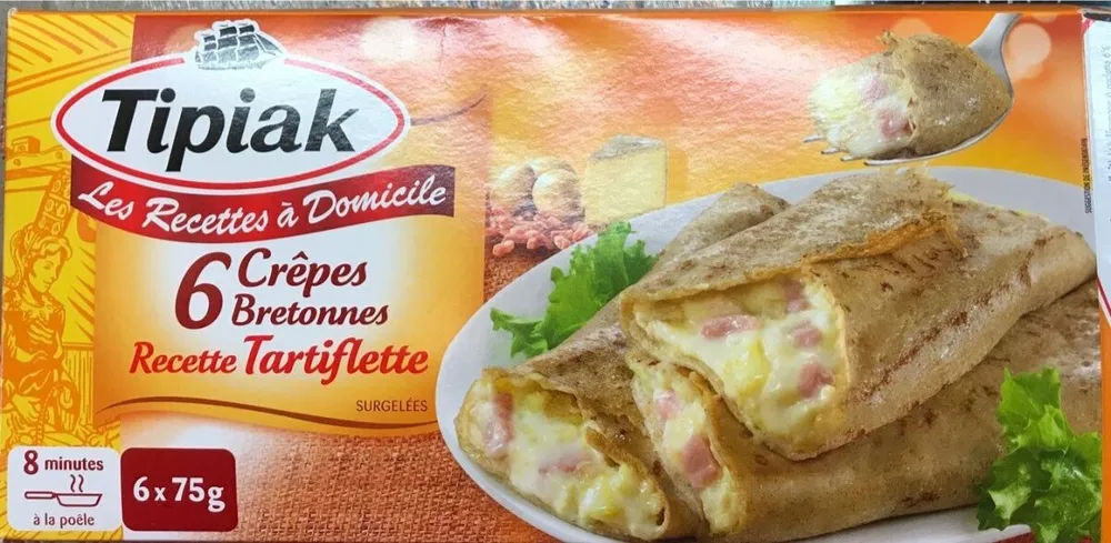 6 crêpes bretonnes recette Tartiflette