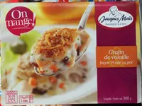 Gratin de volaille façon "Poulet au pot"