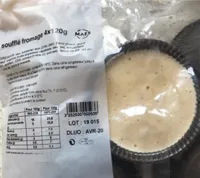 Soufflé au fromage surgelé. MAES