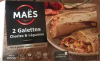 2 Galettes Chorizo & Légumes