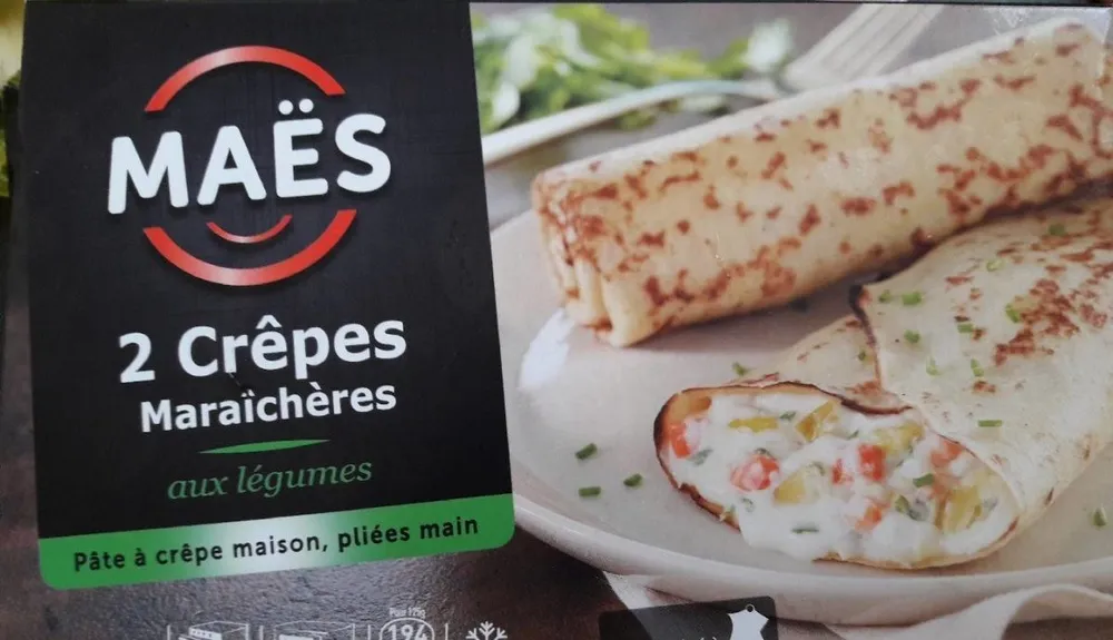 2 Crêpes Maraîchères aux Légumes